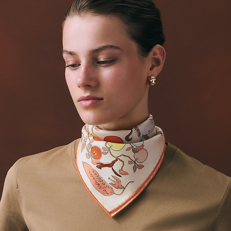 Le Pommier Sellier scarf 45 | Hermès USA